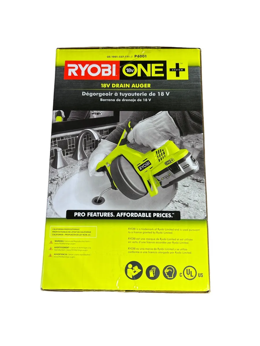 18-Volt ONE  Cordless Drain Auger (Tool Only)