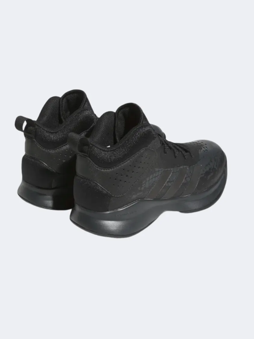 Adidas Cross Em Up 5 Kids Basketball Shoes Black