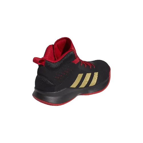 Adidas Cross Em Up 5 Kids-Unisex Basketball Shoes Black/Gold
