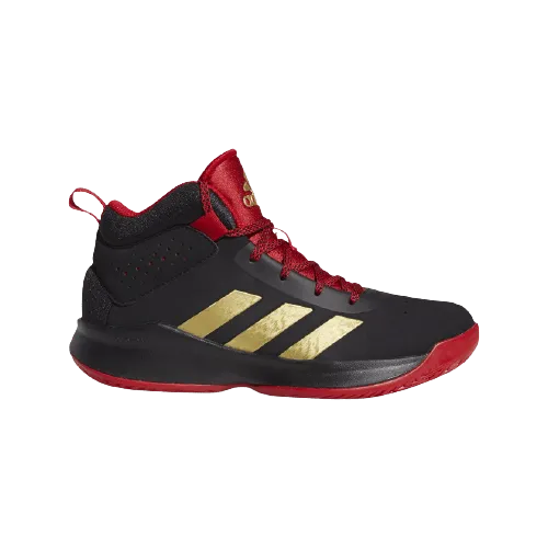 Adidas Cross Em Up 5 Kids-Unisex Basketball Shoes Black/Gold
