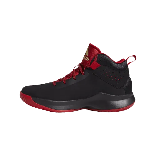 Adidas Cross Em Up 5 Kids-Unisex Basketball Shoes Black/Gold