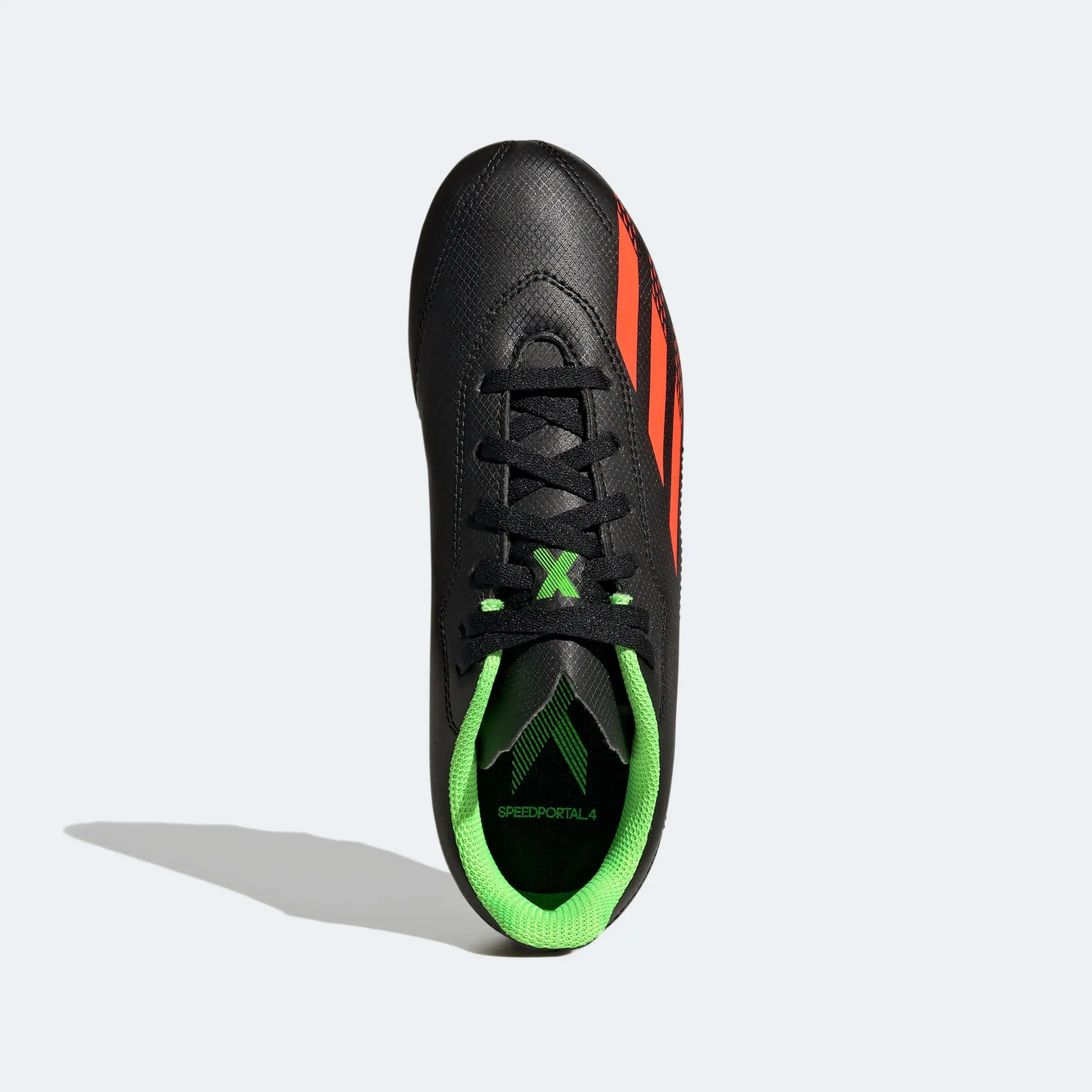 adidas Kids X SpeedPortal .4 FxG - Black-Solar Red