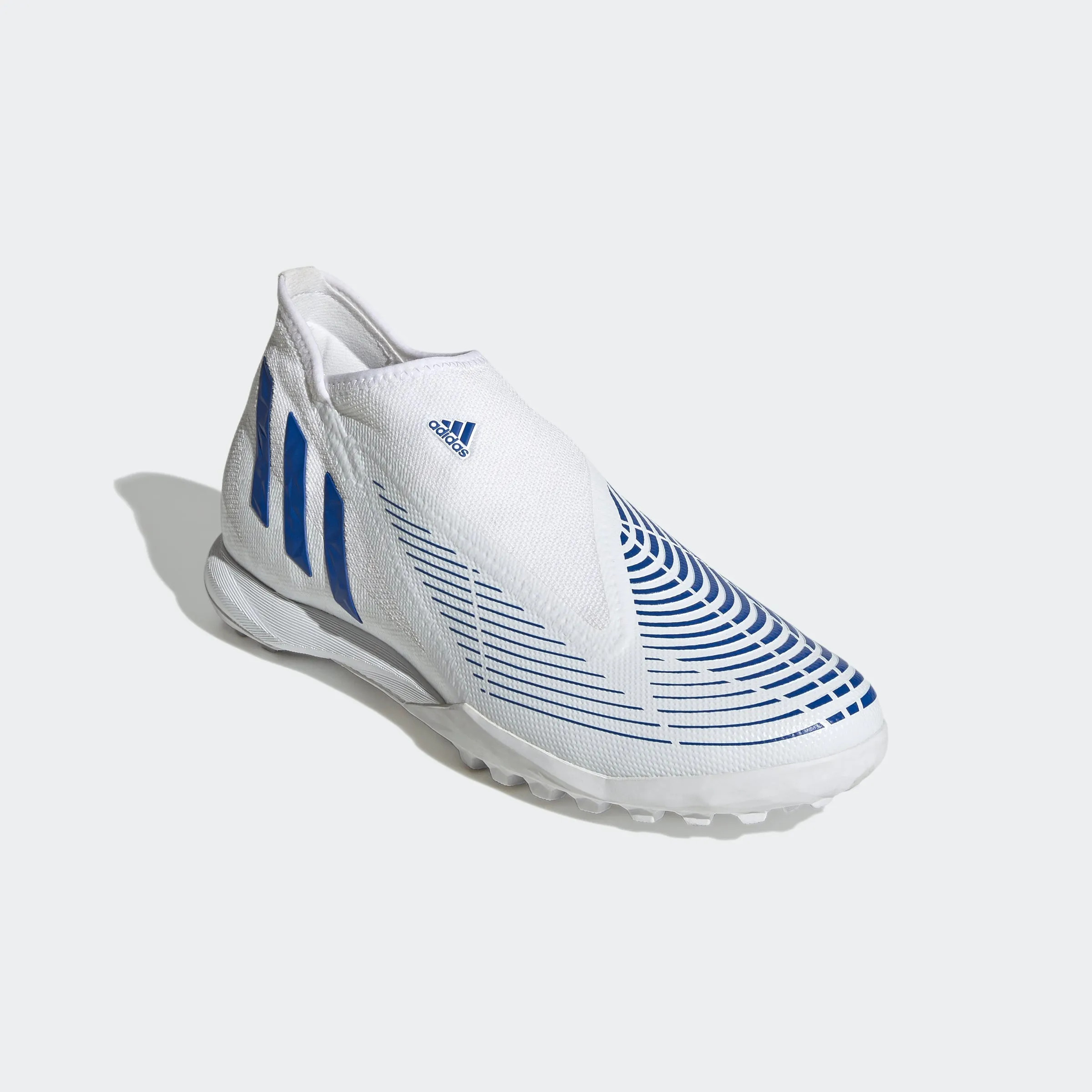 adidas Predator Edge.3 Laceless Turf Boots White/Blue