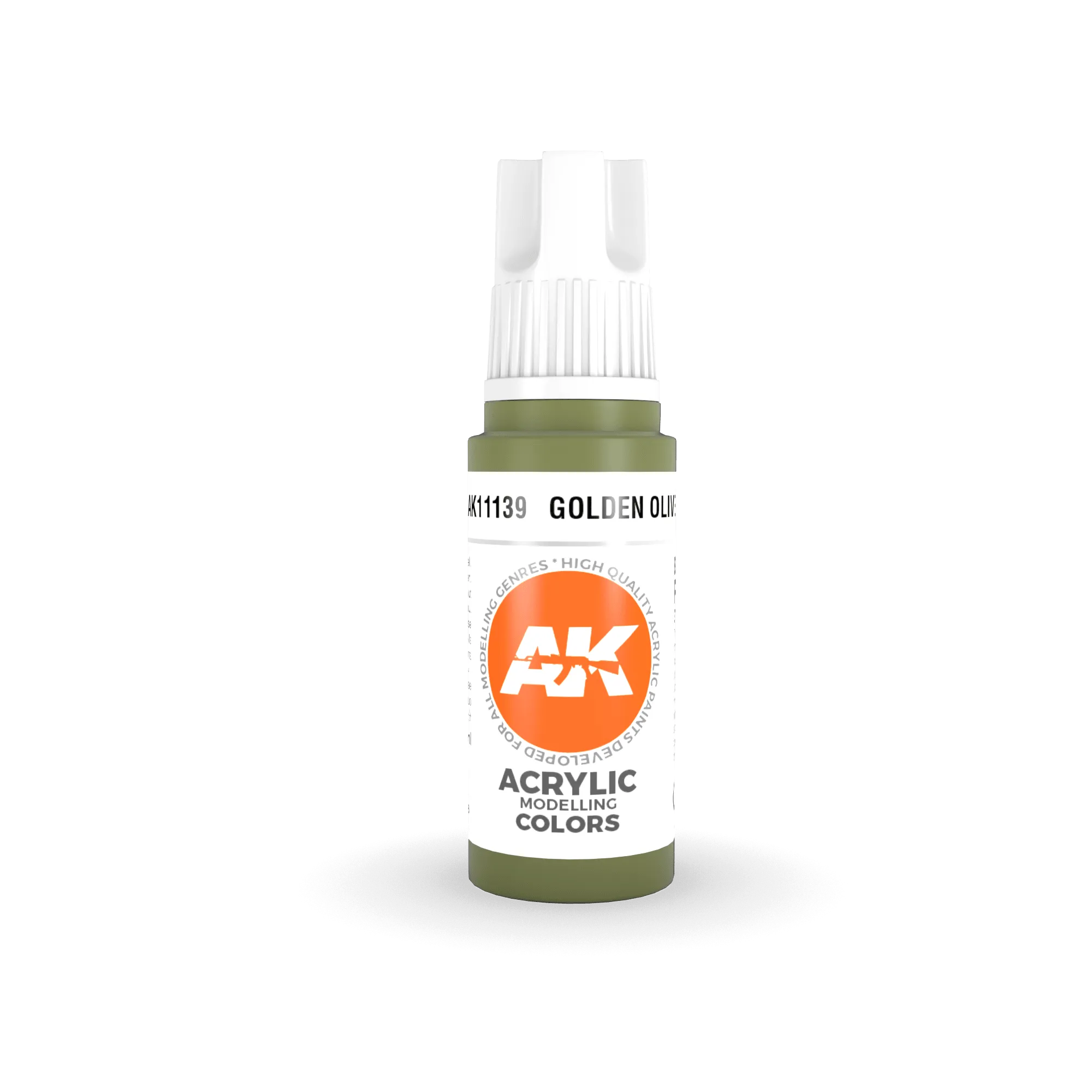 AK Interactive AK11139 3G Golden Olive Acrylic Paint 17ml