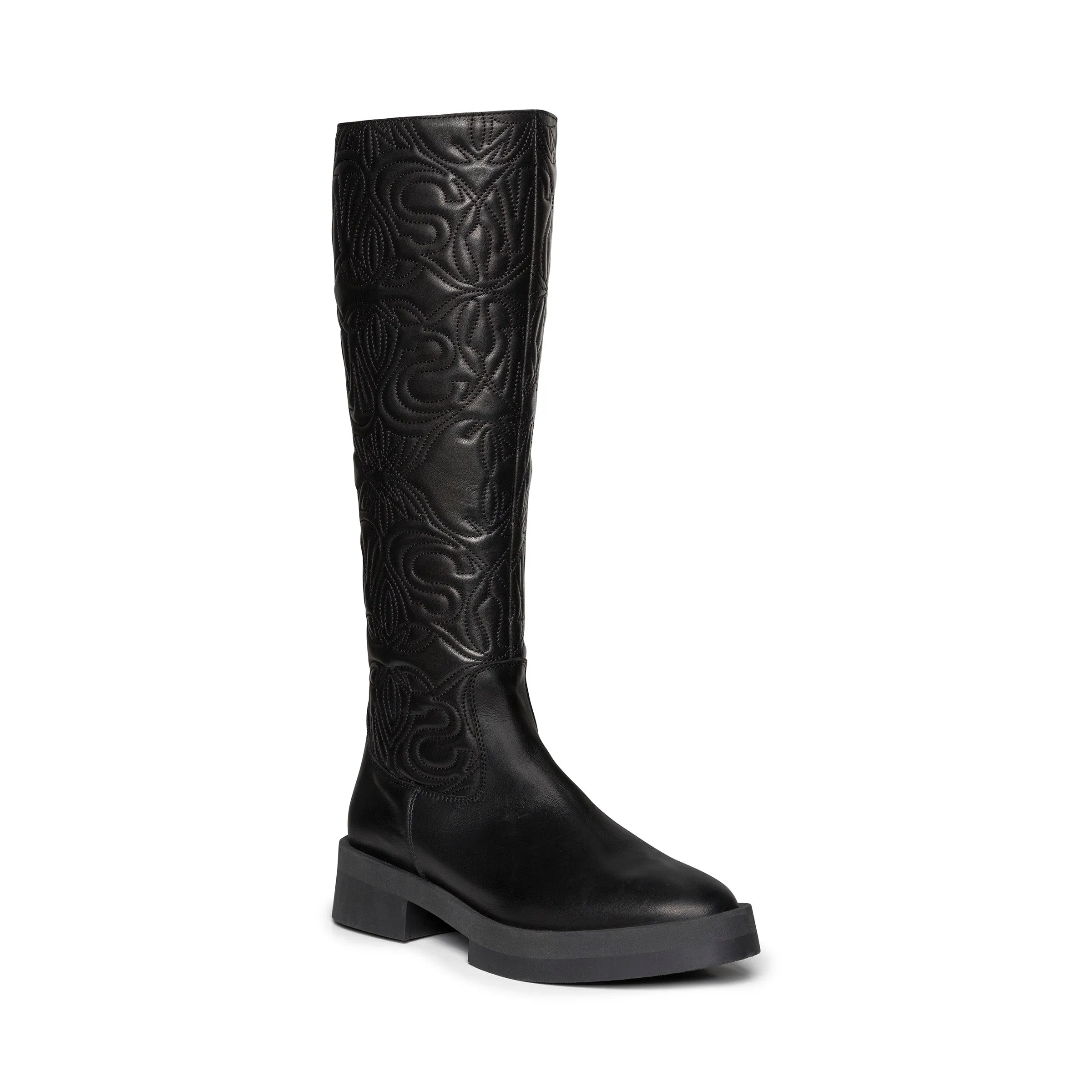 Malisha Boot BLACK LEATHER