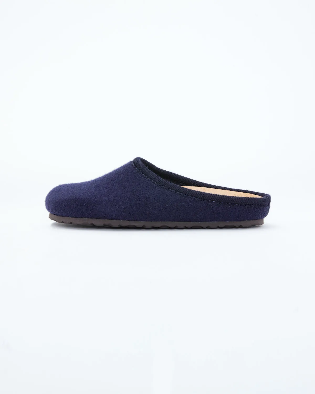 Men's Nebraska Wool Clogs Navy