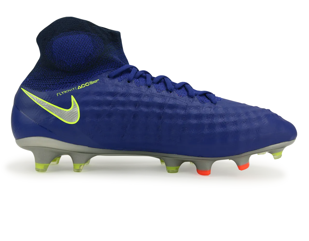 Nike Men's Magista Obra II FG Deep Royal/Chrome/Total Crismson