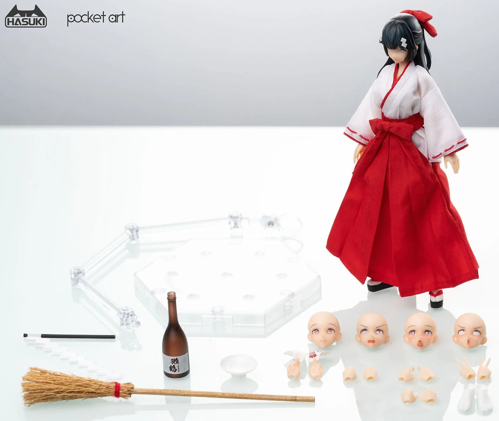 Pocket Art Series PA005 Exorcism Shrine Maiden Tsubaki 1/12 Action Figure